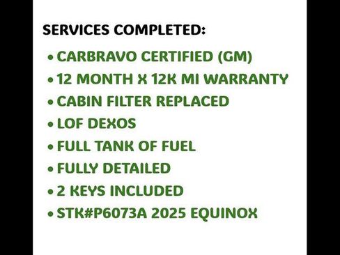 Certified 2025 Chevrolet Equinox RS w/ Safety and Technology Package AWD/4WD image 47
