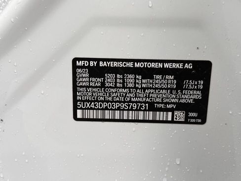 Used 2023 BMW X3 sDrive30i w/ M Sport Package RWD image 54