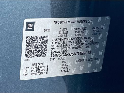 Used 2019 Chevrolet Suburban Premier RWD image 35