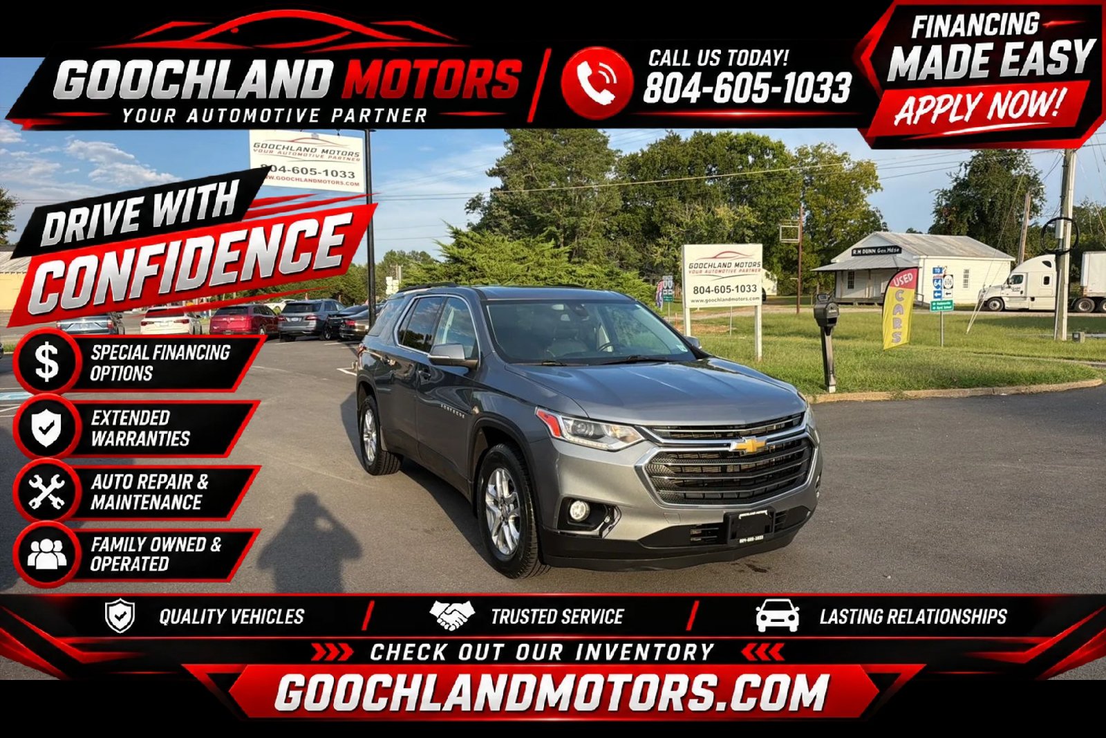 Used 2021 Chevrolet Traverse LT AWD/4WD image 1