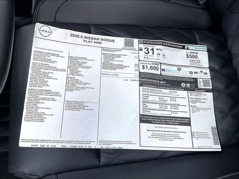 New 2026 Nissan Rogue Platinum w/ Platinum Premium Package AWD/4WD image 13