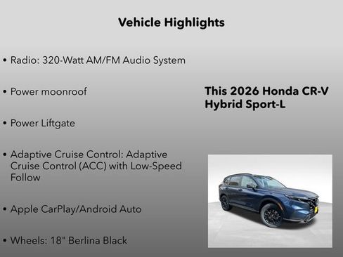 New 2026 Honda CR-V Sport-L image 5