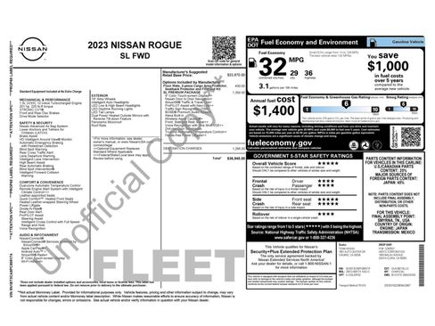 Used 2023 Nissan Rogue SL w/ SL Premium Package FWD image 54