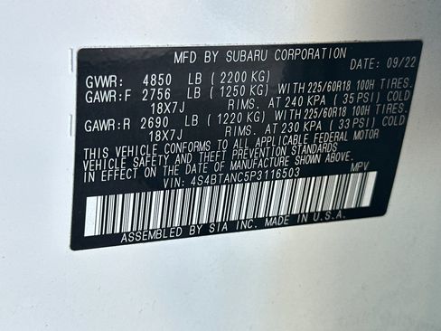 Certified 2023 Subaru Outback Limited image 33