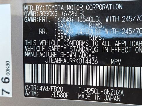 Certified 2024 Toyota Land Cruiser 1958 AWD/4WD image 35