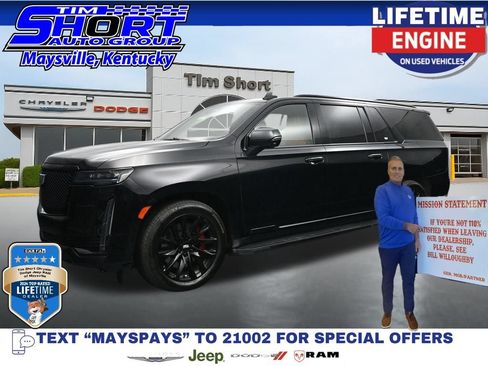 Used 2022 Cadillac Escalade ESV Sport w/ Touring Package AWD/4WD image 1