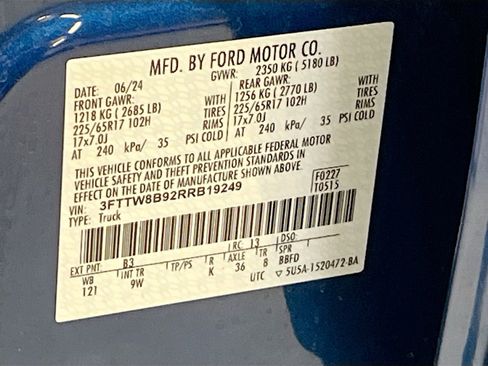 Used 2024 Ford Maverick XL w/ Equipment Group 100A Standard AWD/4WD image 29