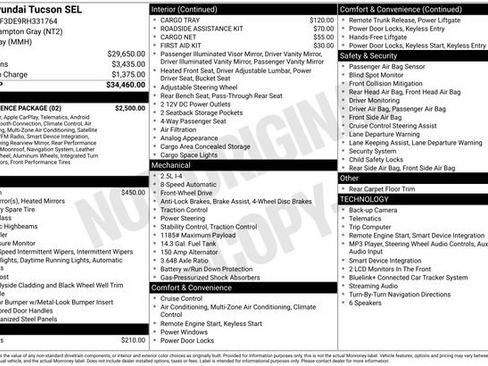 Used 2024 Hyundai Tucson SEL w/ Convenience Package FWD image 30