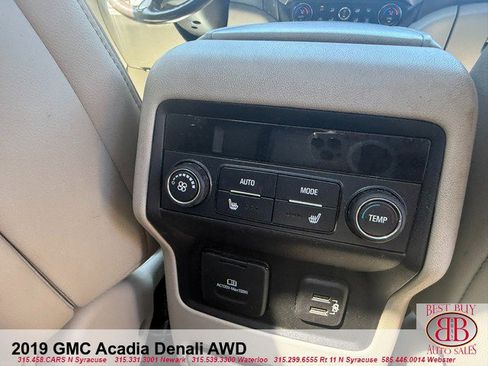 Used 2019 GMC Acadia Denali w/ LPO, Floor Liner Package AWD/4WD image 8