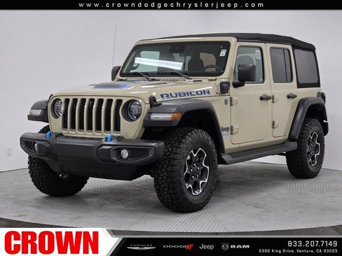 Used 2022 Jeep Wrangler Unlimited Rubicon 4xe w/ Safety Group image 3