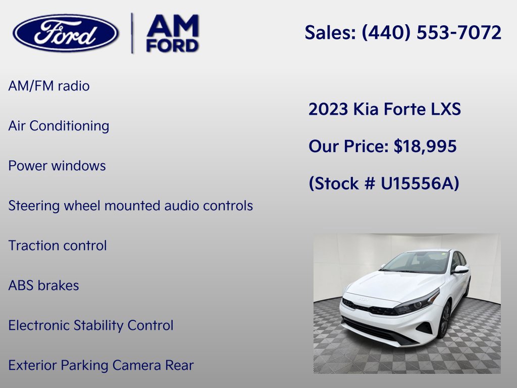 Used 2023 Kia Forte LXS w/ LXS Technology Package FWD image 12