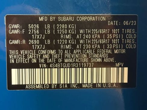 Certified 2024 Subaru Outback Wilderness AWD/4WD image 21