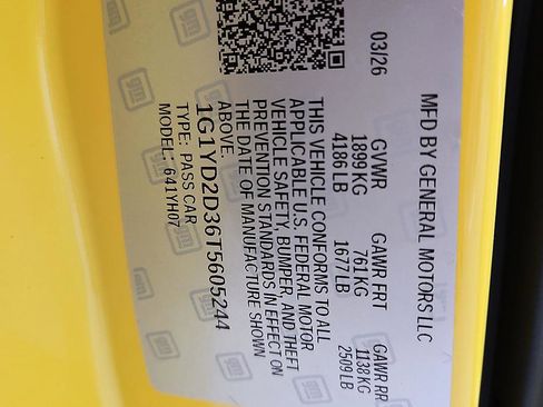 New 2026 Chevrolet Corvette Z06 RWD image 13