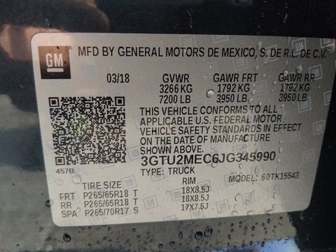 Used 2018 GMC Sierra 1500 SLE w/ SLE Value Package AWD/4WD image 33