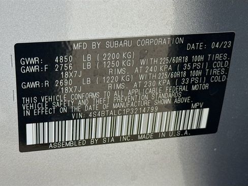 Used 2023 Subaru Outback Onyx Edition image 32