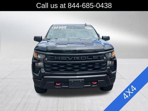 Used 2023 Chevrolet Silverado 1500 Custom Trail Boss w/ LPO, Dark Essentials Package AWD/4WD image 2