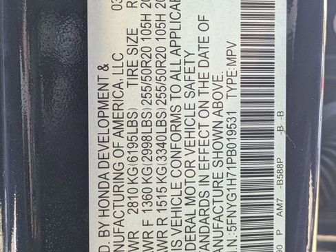 Certified 2023 Honda Pilot Touring image 25