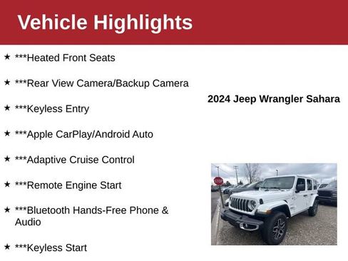 Used 2024 Jeep Wrangler Sahara image 3