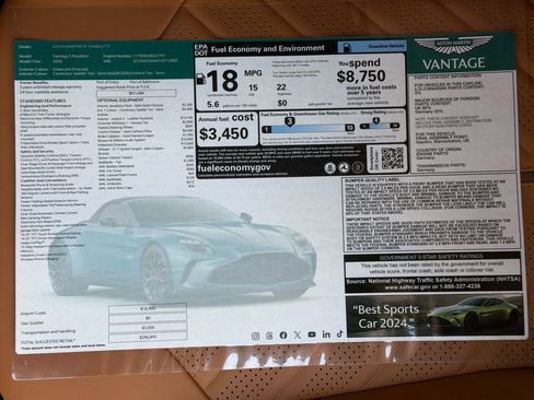 New 2026 Aston Martin V8 Vantage S image 37