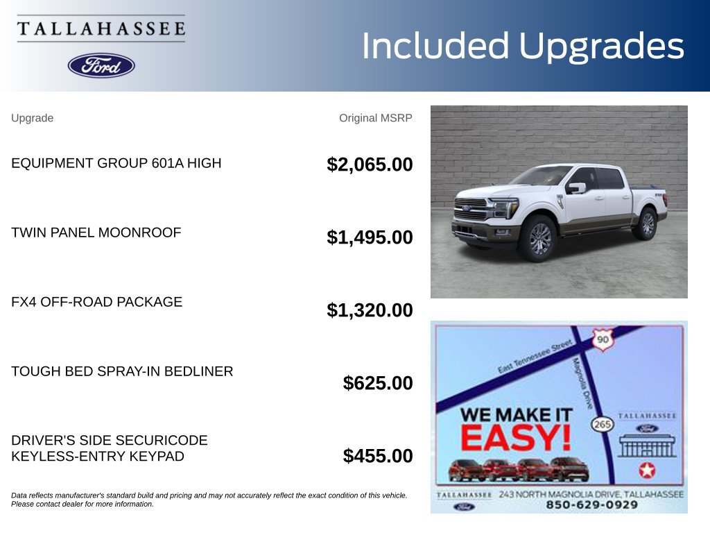 New 2026 Ford F150 King Ranch w/ Equipment Group 601A High AWD/4WD image 3