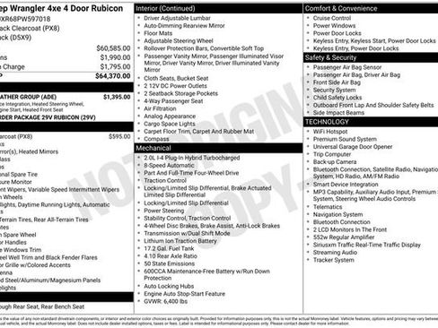 Used 2023 Jeep Wrangler Unlimited Rubicon 4xe w/ Cold Weather Group AWD/4WD image 40
