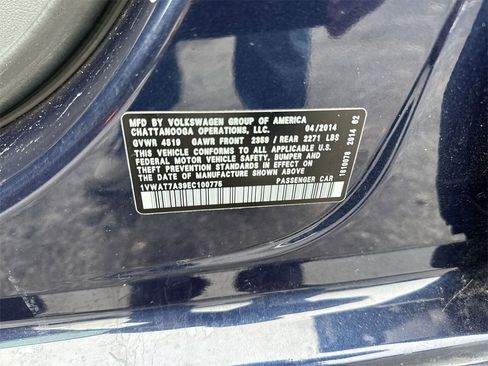 Used 2014 Volkswagen Passat 1.8T Wolfsburg Edition image 26