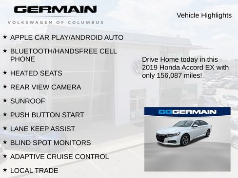Used 2019 Honda Accord EX image 4
