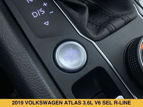 Used 2019 Volkswagen Atlas SEL R-Line AWD/4WD image 9