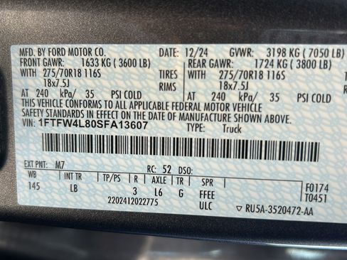Used 2025 Ford F150 Tremor AWD/4WD image 30