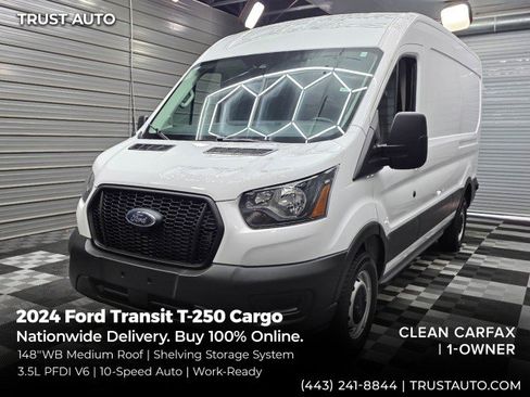 Used 2024 Ford Transit 250 148 Medium Roof RWD image 1
