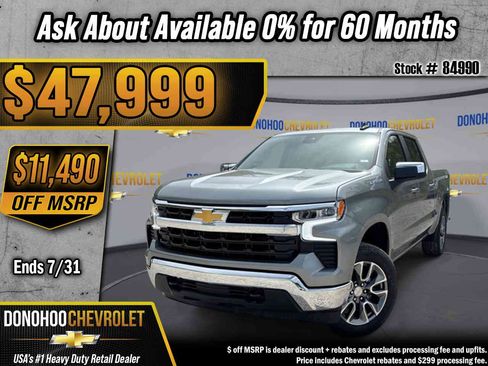 New 2026 Chevrolet Silverado 1500 LT AWD/4WD image 1