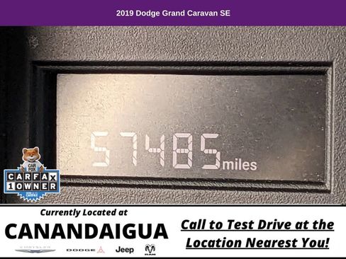 Used 2019 Dodge Grand Caravan SE w/ UConnect Hands-Free Group FWD image 2