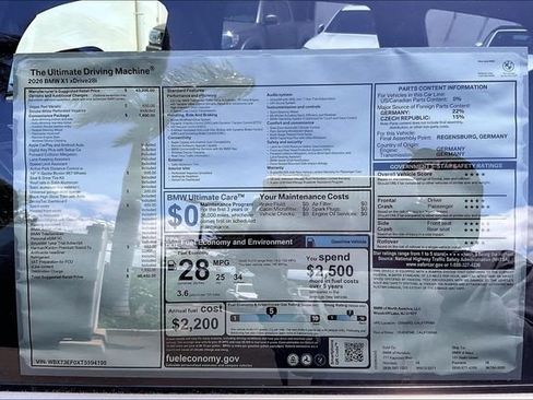 New 2026 BMW X1 xDrive28i w/ Convenience Package AWD/4WD image 13