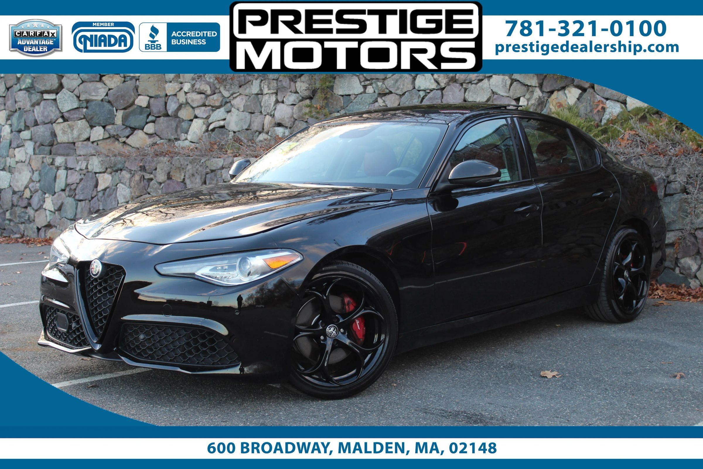 Used 2019 Alfa Romeo Giulia Ti Sport w/ Quick Order Package 22S Sport AWD/4WD image 1