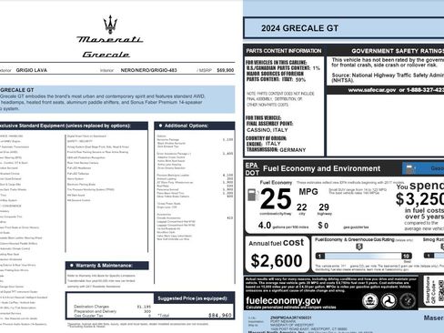 New 2024 Maserati Grecale GT image 37