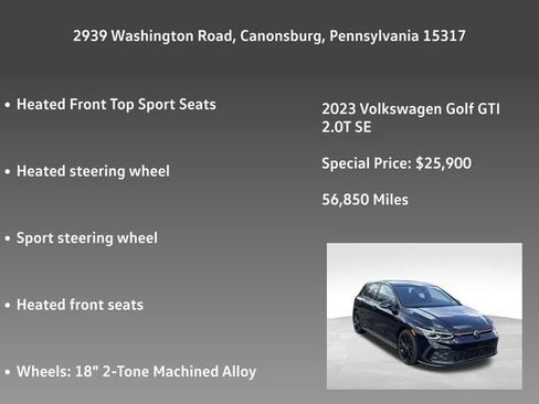 Used 2023 Volkswagen GTI SE FWD image 10