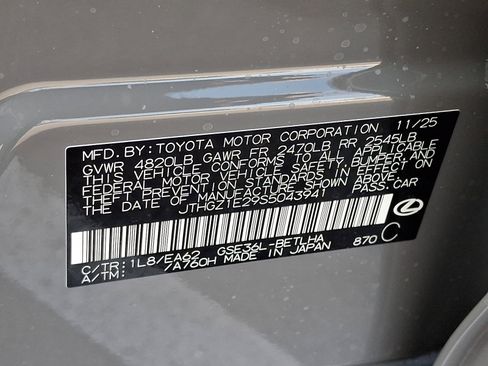 New 2025 Lexus IS 350 F Sport image 18