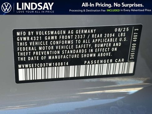 New 2026 Volkswagen GTI SE FWD image 21