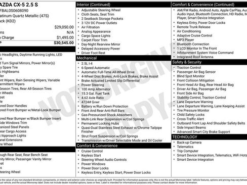 Certified 2025 MAZDA CX-5 AWD 2.5 S image 29