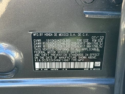 Certified 2024 Honda HR-V LX image 34