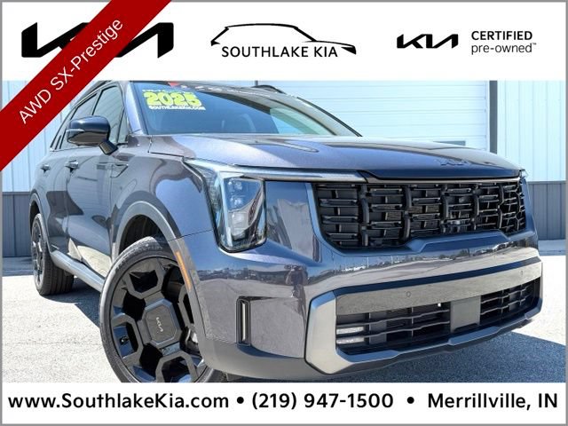 Certified 2025 Kia Sorento SX Prestige w/ Sage Leather Package AWD/4WD image 1
