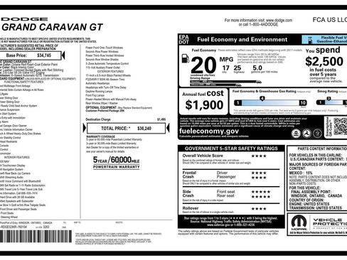 Used 2019 Dodge Grand Caravan GT FWD image 24