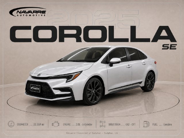 Used 2025 Toyota Corolla SE FWD image 1