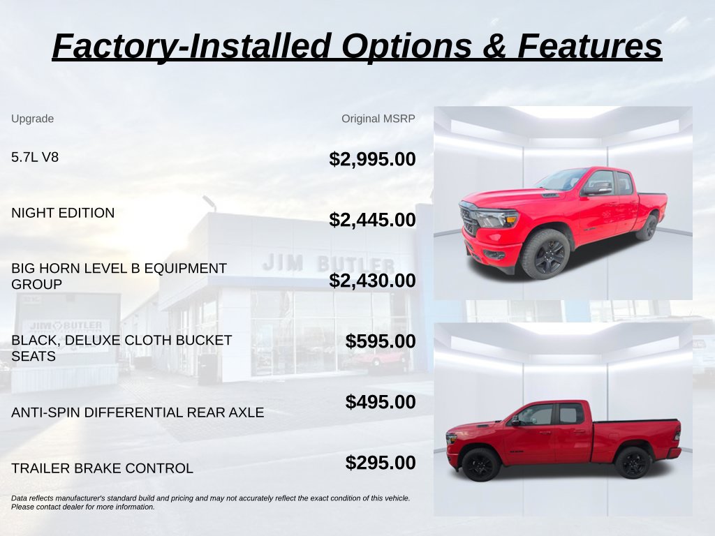 Used 2022 RAM 1500 Big Horn w/ Night Edition AWD/4WD image 2