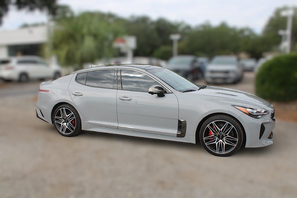 Certified 2023 Kia Stinger GT2 w/ Red Interior Color Package RWD image 4