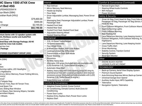 Used 2025 GMC Sierra 1500 AT4X AWD/4WD image 4