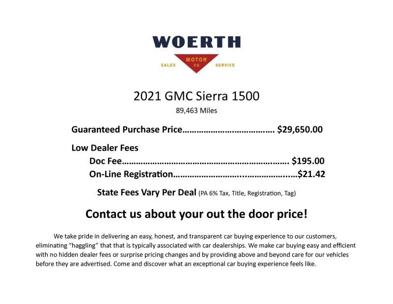 Used 2021 GMC Sierra 1500 Elevation w/ Preferred Package AWD/4WD image 3