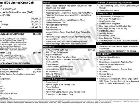Used 2025 RAM 1500 Limited AWD/4WD image 6