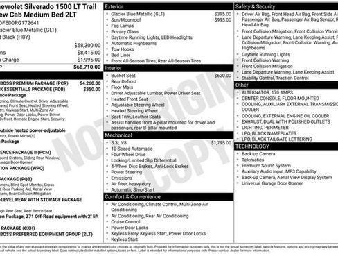 Used 2024 Chevrolet Silverado 1500 LT Trail Boss w/ LT Trail Boss Premium Package AWD/4WD image 13