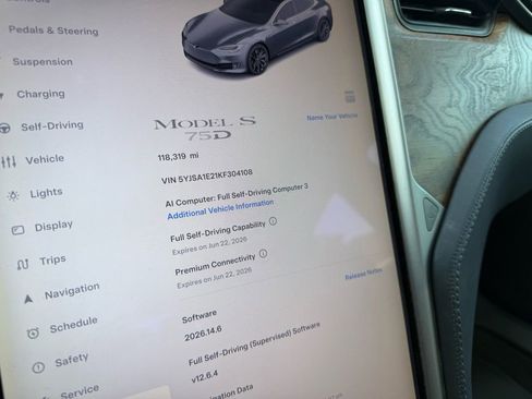 Used 2019 Tesla Model S 75D AWD/4WD image 19